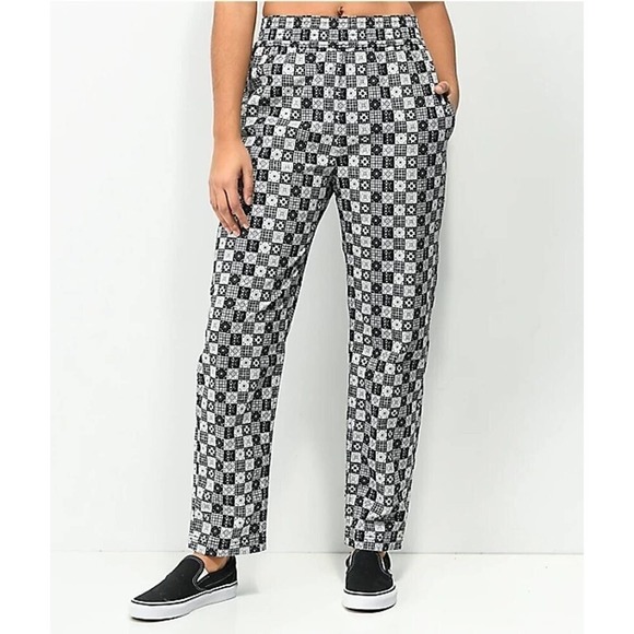 Vans | Skateistan Women's Straight Leg Elastic Waist Print Pants Size M Medium - Picture 1 of 16